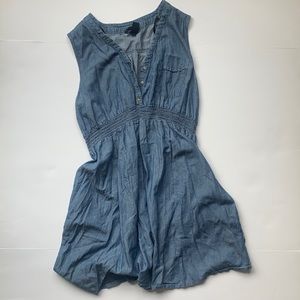 H&M denim maternity dress